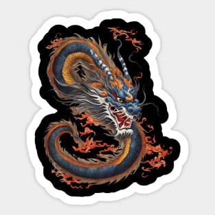 Fire Breathing Dragon Sticker
